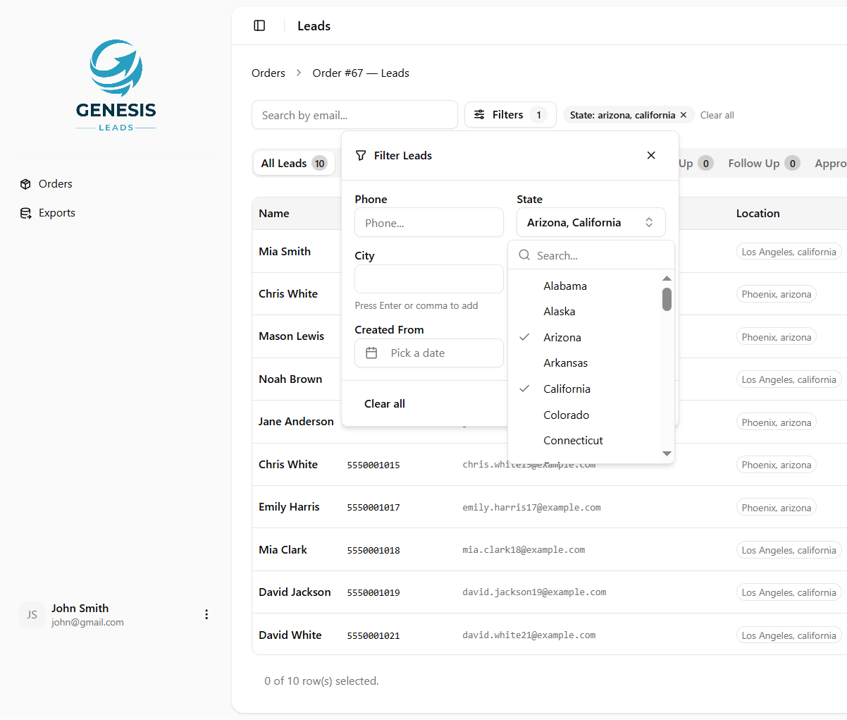 Smart Filtering & Search